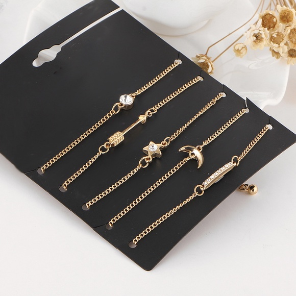 NEW 5pc bracelet set - Picture 3 of 4